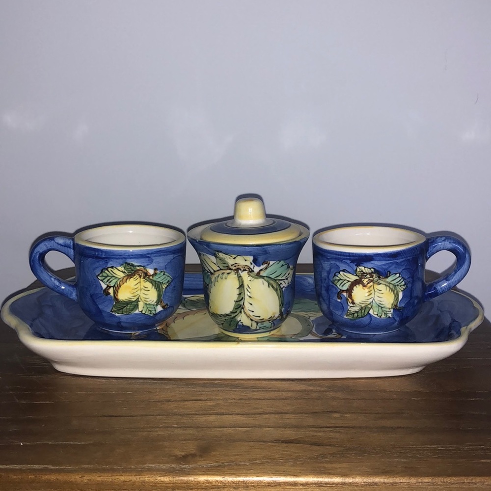 Tea set - DiPinto A Mano Italian pottery